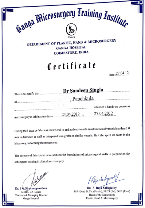 Ganga Microsurgery