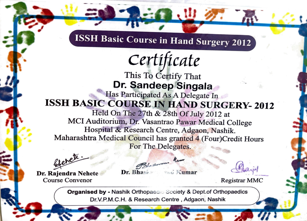 Hand surgery