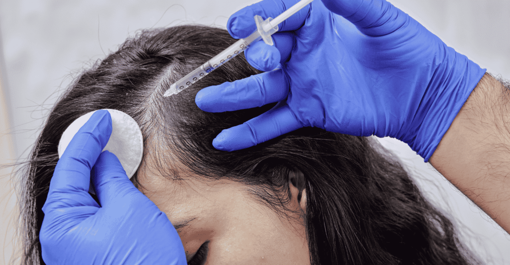 GFC treatment on woman